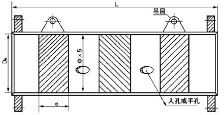 煤氣靜態混合器結構圖